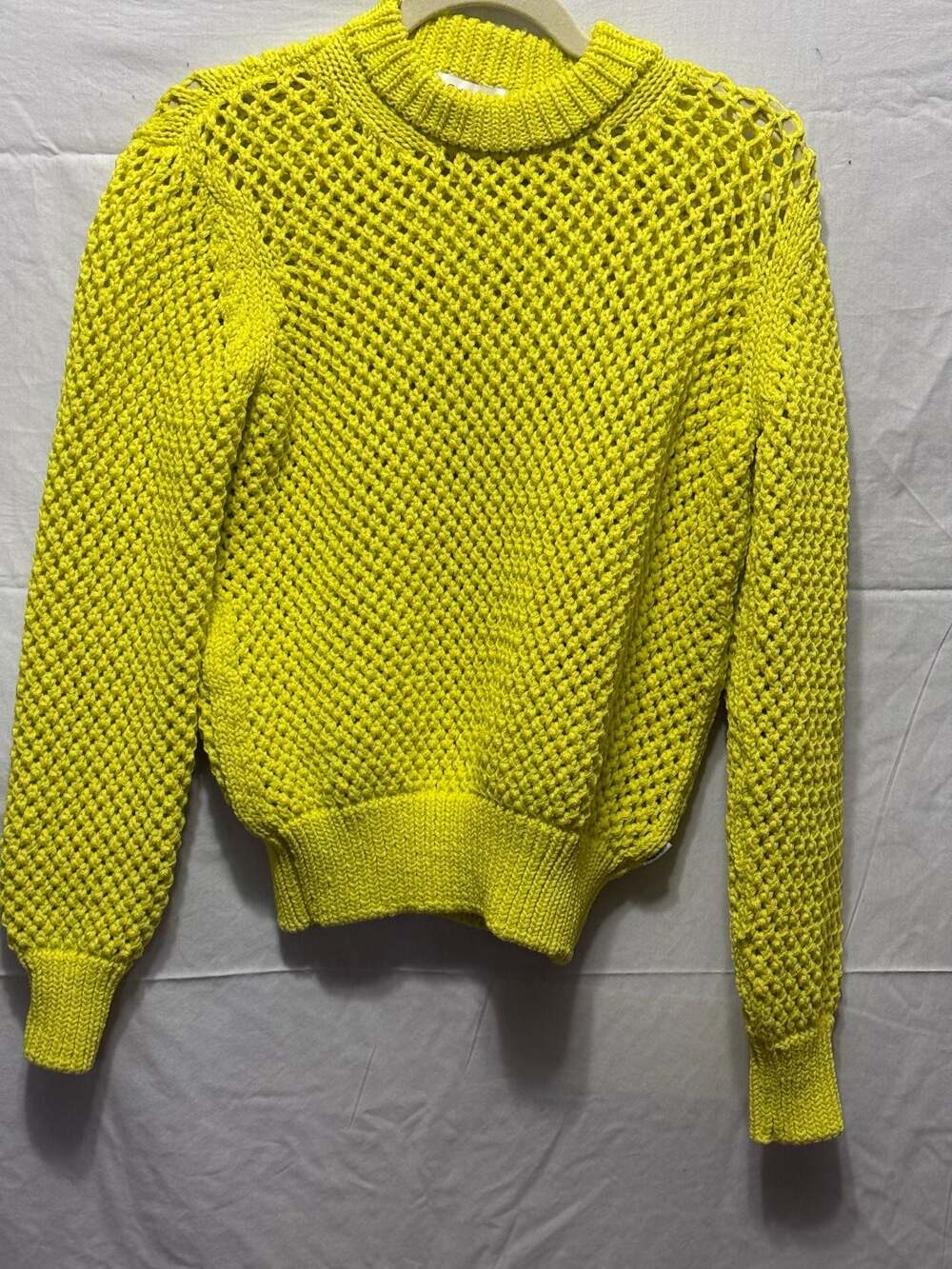 Buy Calvin Klein Women Yellow Brand Monogram High Neck‎ Sweater - .com